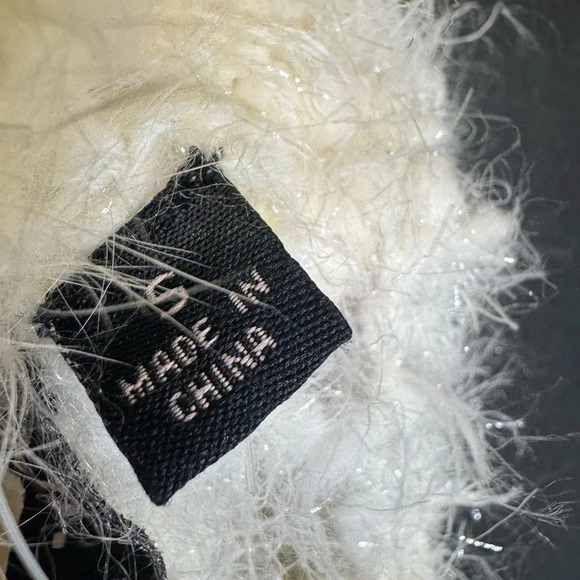 GG Pink Rabbit Fur Grandma Knit Sweater - Picture 12 of 15